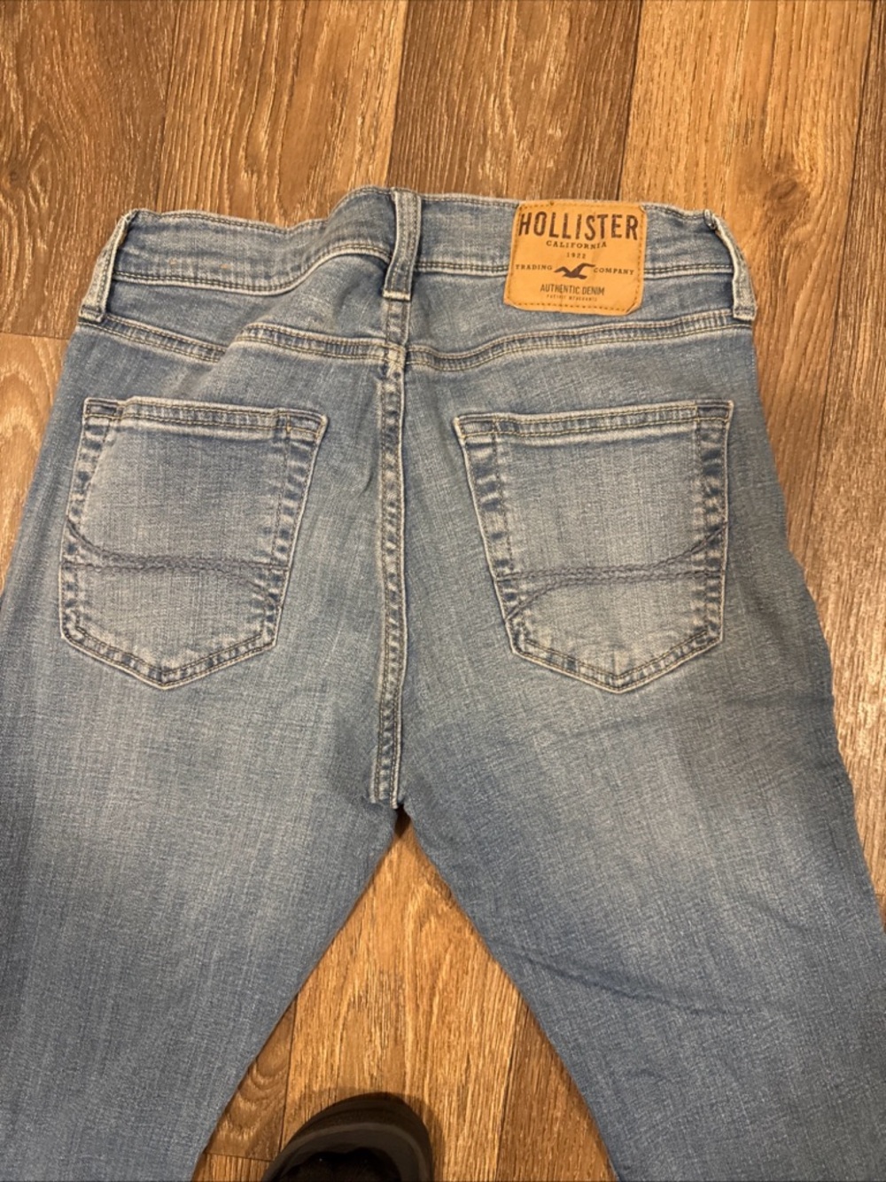 Hollister Light Blue Back-Pocket Denim Jeans